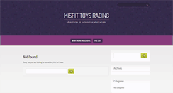 Desktop Screenshot of misfittoysracing.com